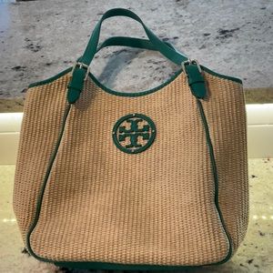 Tory Burch Woven Straw Tote
